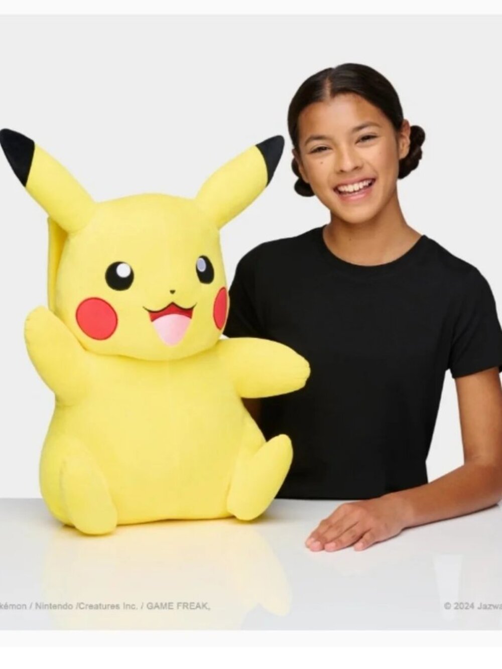 Large 24 inch 24" Pokemon Pikachu Plush Plushie Doll